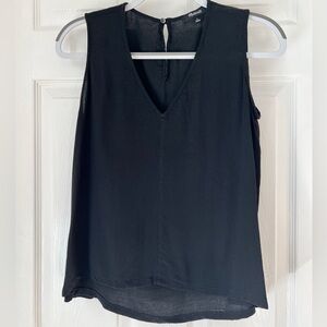 Madewell Black Sleeveless Blouse